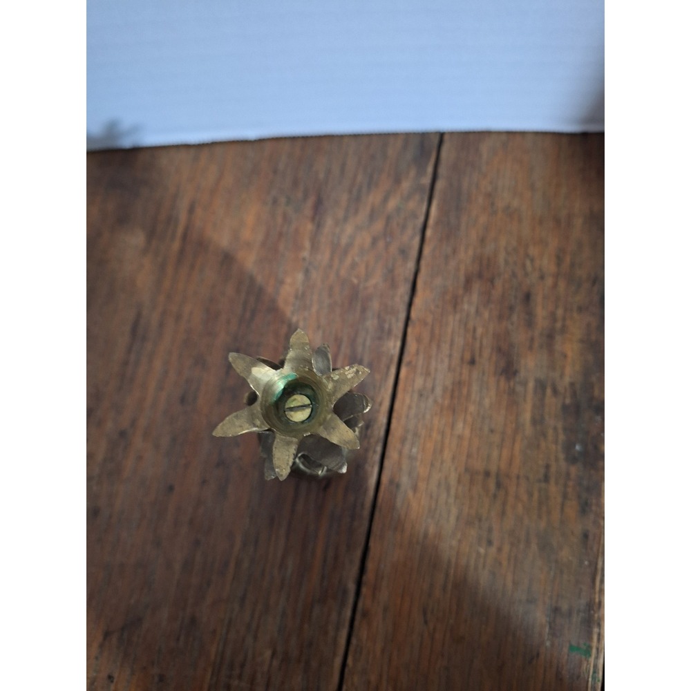 Vintage Solid Brass Pineapple Figurine Small 4 Inch Hand Made in India Decor - Picture 4 of 6